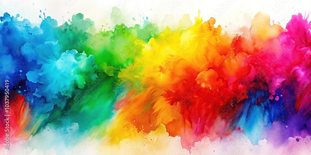 bright watercolor painting background with abstract pattern bright watercolor painting background with abstract pattern