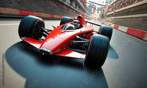 Red Formula 1 Race Car