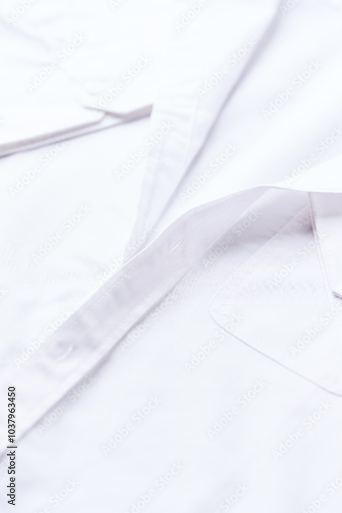 Close up of white Men's shirt. Close up of white Men's shirt.