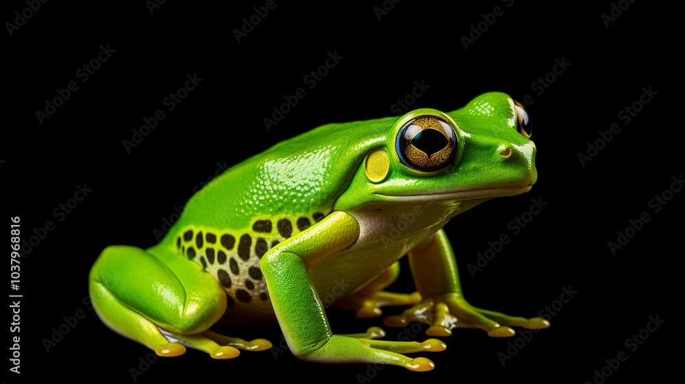 Obraz premium frog on white background