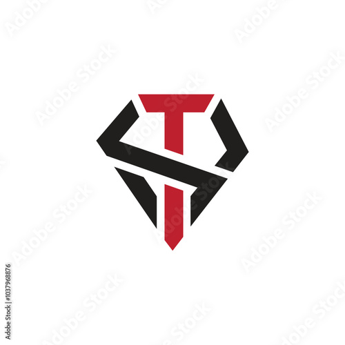 Free Download ts logo design vector template, initial ts letter logo, st logo design vector, initial st logo design vector, ts logo design business brand inspiration, ST, TS Abstract Letters Logo Monogram - GFXLoad