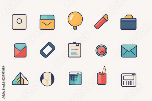 Wallpaper Mural ビジネスイメージのアイコンセット素材集 Torontodigital.ca