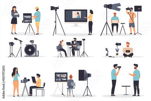 Professional Video Production and Photography Studio Setup