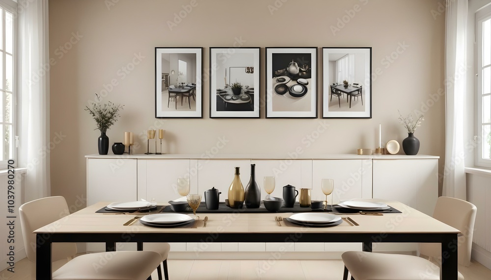 Photo modern style interior room 3d illustration Photo modern style interior room 3d illustration