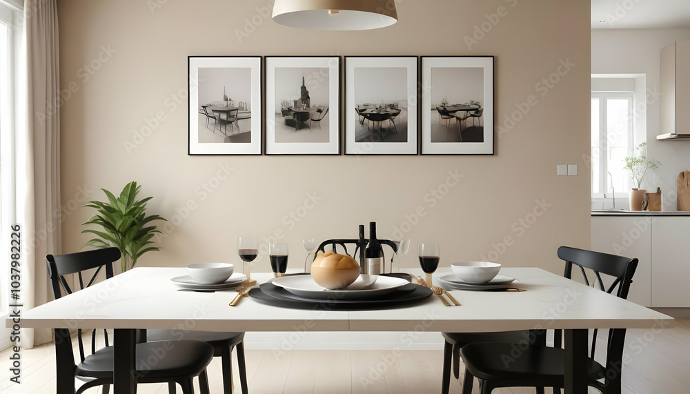 Photo modern style interior room 3d illustration Photo modern style interior room 3d illustration