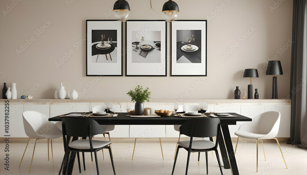 Photo modern style interior room 3d illustration Photo modern style interior room 3d illustration