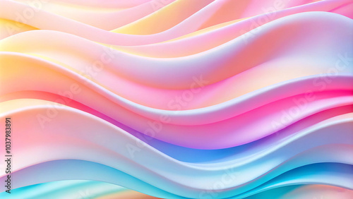 Soft, blurred shapes with subtle color gradients, Abstract Purple and Yellow Gradient Waves Background. Soft pastel gradients with subtle textures, Abstract Background, Minimalistic design