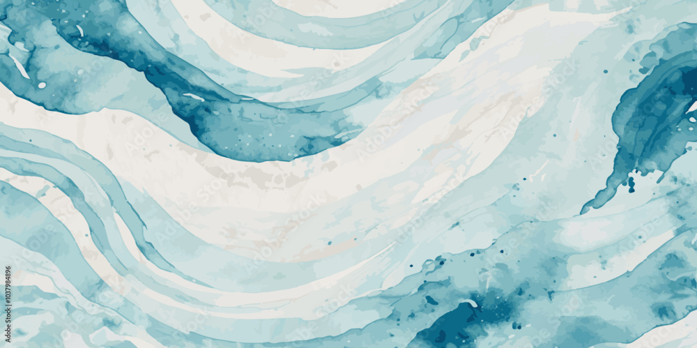 Seamless wave water ocean soft blue curve line background. Water ocean wave white and soft blue aqua, teal texture. Vector sea, wave, water background. Seamless wave water ocean soft blue curve line background. Water ocean wave white and soft blue aqua, teal texture. Vector sea, wave, water background.