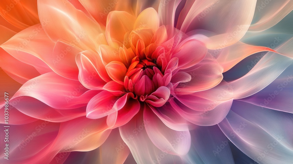 Abstract Flower Blossom Abstract Flower Blossom