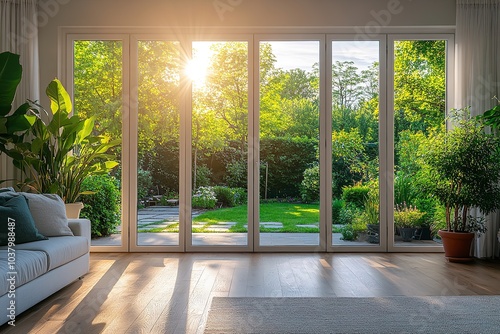 There is a lovely patio and garden in the summer. Generative Ai