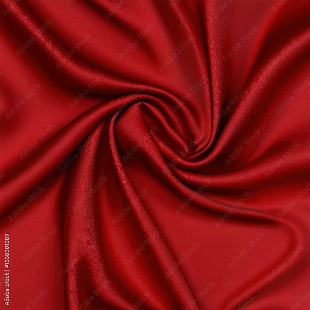 Vibrant Red Silk Fabric Close-Up Texture for Textile, Fashion, and Design Projects Vibrant Red Silk Fabric Close-Up Texture for Textile, Fashion, and Design Projects