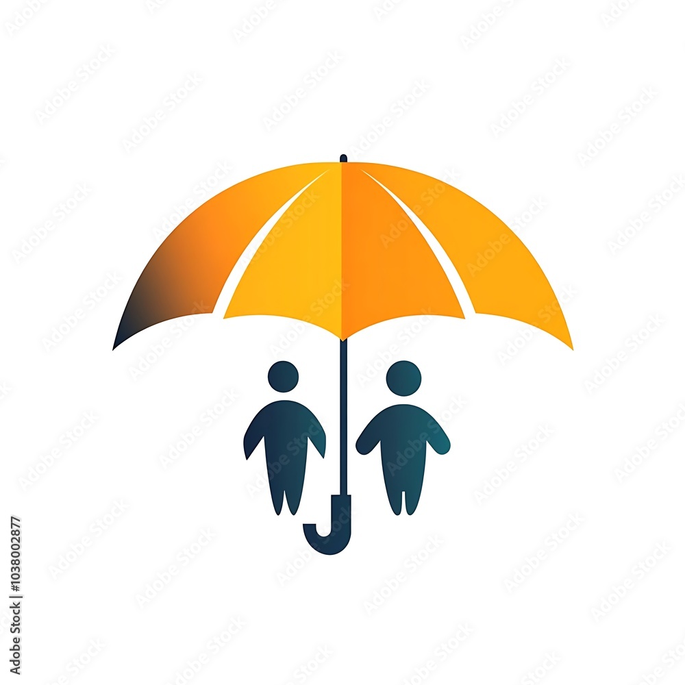 A graphic of two figures under an umbrella, symbolizing protection and support. A graphic of two figures under an umbrella, symbolizing protection and support.