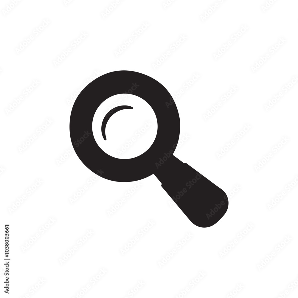 Black search icon design Black search icon design