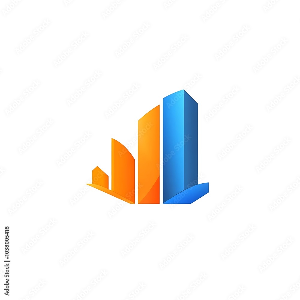 A stylized logo featuring ascending bars in orange and blue, representing growth and progress. A stylized logo featuring ascending bars in orange and blue, representing growth and progress.