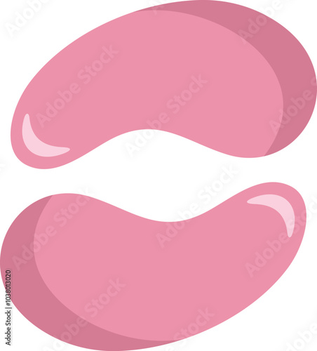 Pink collagen eye patches are a beauty treatment designed to reduce the appearance of wrinkles and dark circles under the eyes