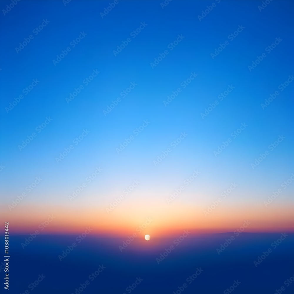 Sunrise Against a Clear Blue Morning Sky, clear blue sky, sunrise, morning light, new beginning, horizon glow, tranquil start, cloudless dawn, simple beauty, vastness Sunrise Against a Clear Blue Morning Sky, clear blue sky, sunrise, morning light, new beginning, horizon glow, tranquil start, cloudless dawn, simple beauty, vastness