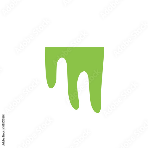 banner dripping green 