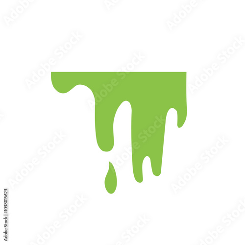 banner dripping green 