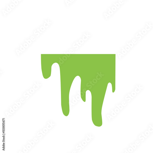 banner dripping green 