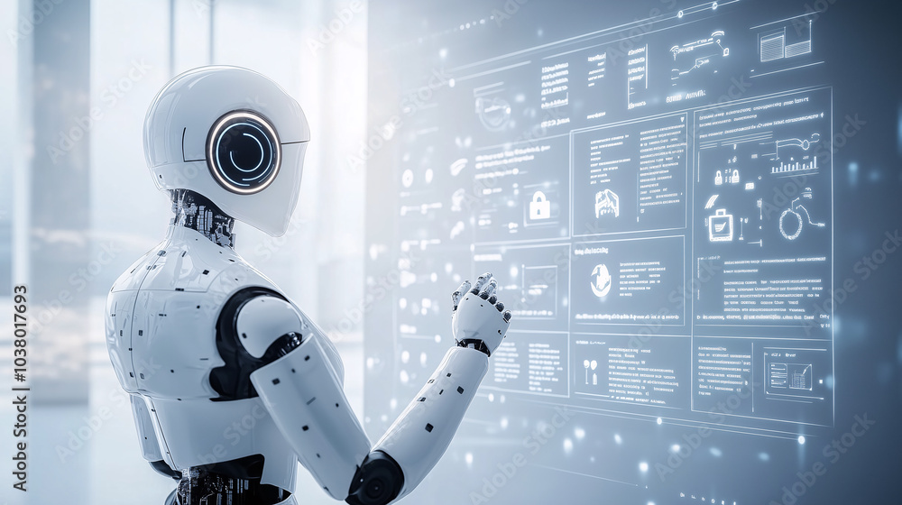 AI's role in enhancing business decisions on minimalist white background, AI assistant analyzing customer reviews, extracting key data points like date, product, rating, summary, action items AI's role in enhancing business decisions on minimalist white background, AI assistant analyzing customer reviews, extracting key data points like date, product, rating, summary, action items