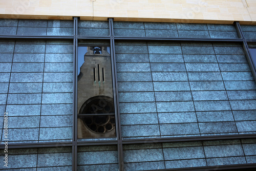 Outside wall of John Lewis - Downing Street - Cambridge - Cambridgeshire - England - UK photo