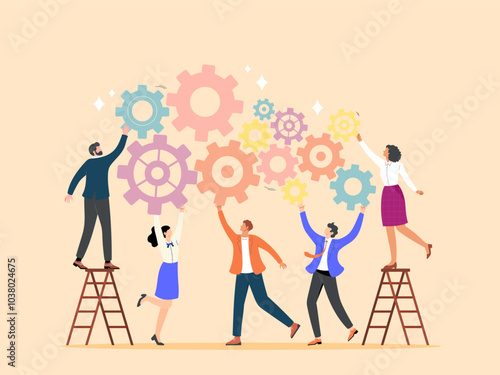 Employee engagement or team strategy to help the organization's idea succeed