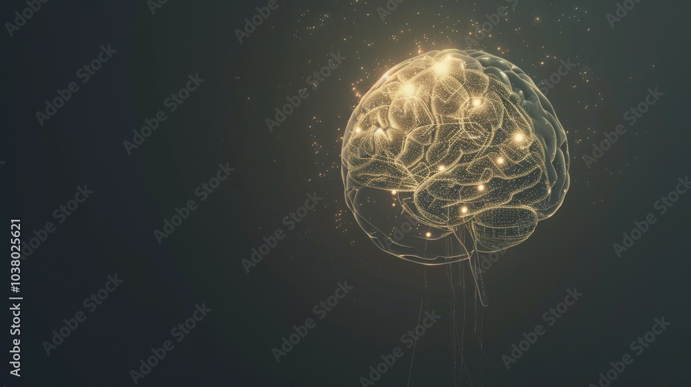 a minimalist depiction of the human brain as a luminous crystal palace, with intricate corridors of thought and chambers of memory a minimalist depiction of the human brain as a luminous crystal palace, with intricate corridors of thought and chambers of memory