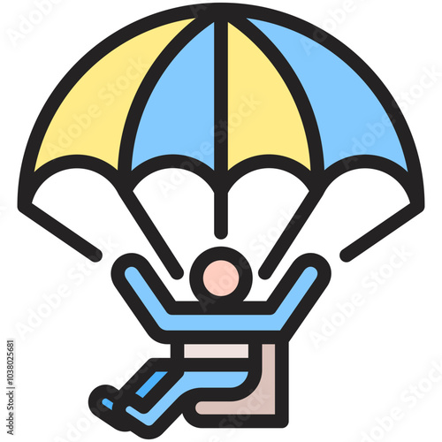 Paragliding Icon