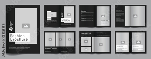 Fashion Template Minimal Look book Layout