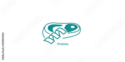 Protein Icon for Muscle Growth and Repair