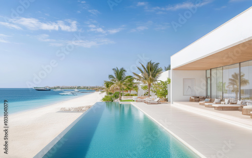 Summer vacation home by the sea