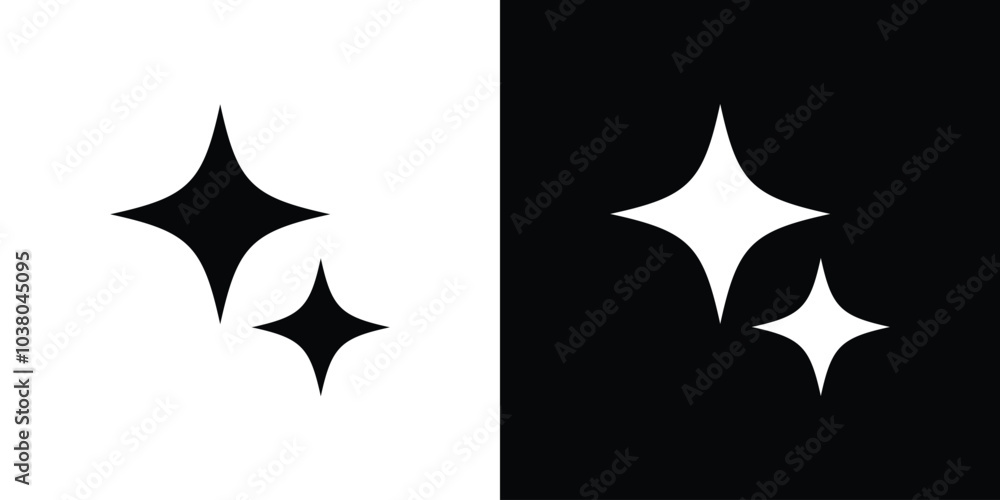 Stars sparkle icon vector illustration Stars sparkle icon vector illustration