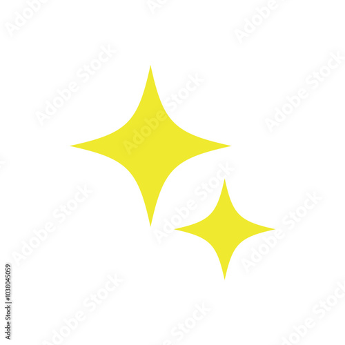 Stars sparkle icon vector illustration