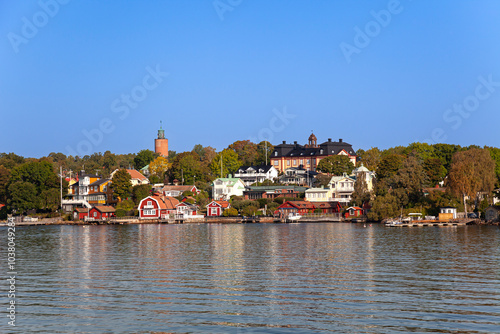 Vaxholm Island, Stockholm archipelago,Stockholm, Sweden,Scandinavia, Europe photo