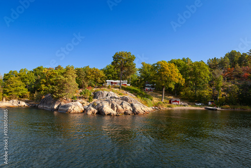 Archipelago island, Stockholm archipelago, Stockholm, Sweden, Scandinavia, Europe photo