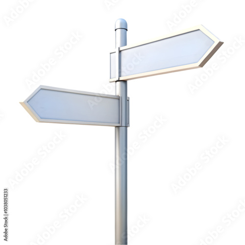 signpost isolated on transparent background