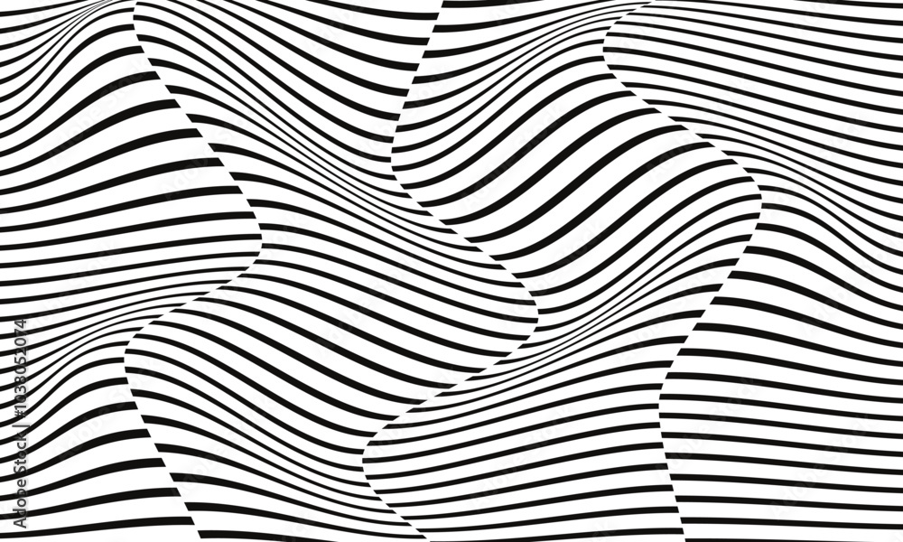 abstract black irregular wave line pattern can be used background. abstract black irregular wave line pattern can be used background.