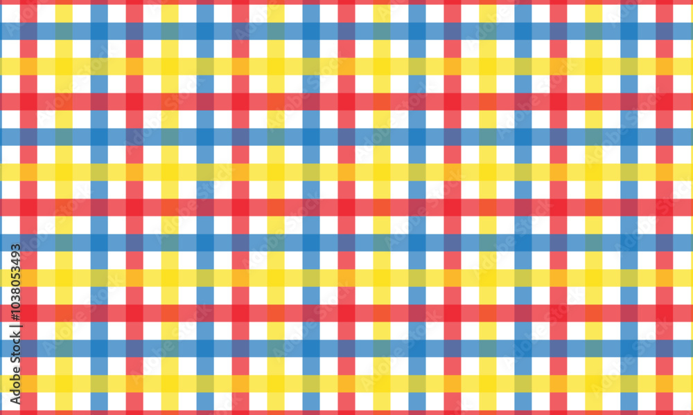 abstract red yellow blue plaid line pattern can be used cover, texture, chair, table. abstract red yellow blue plaid line pattern can be used cover, texture, chair, table.