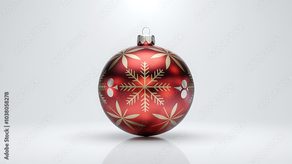 red christmas ball isolated red christmas ball isolated