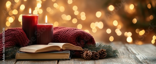The Cozy Candlelit Christmas Scene