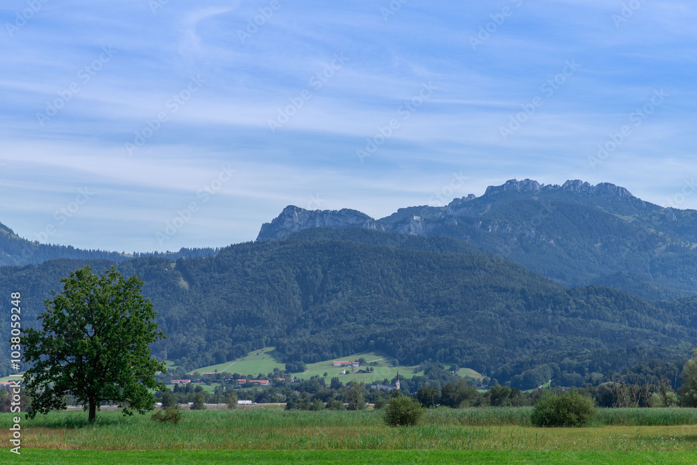 Fototapeta premium landscape with mountains
