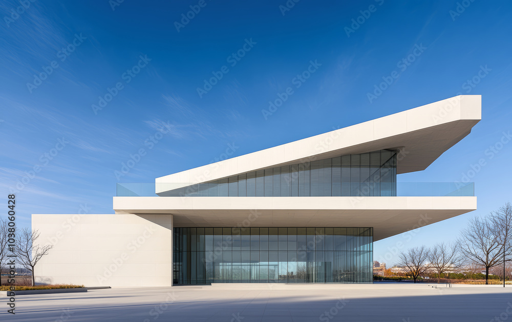 Minimalist modern architecture and spatial structure
Minimalist modern architecture and spatial structure