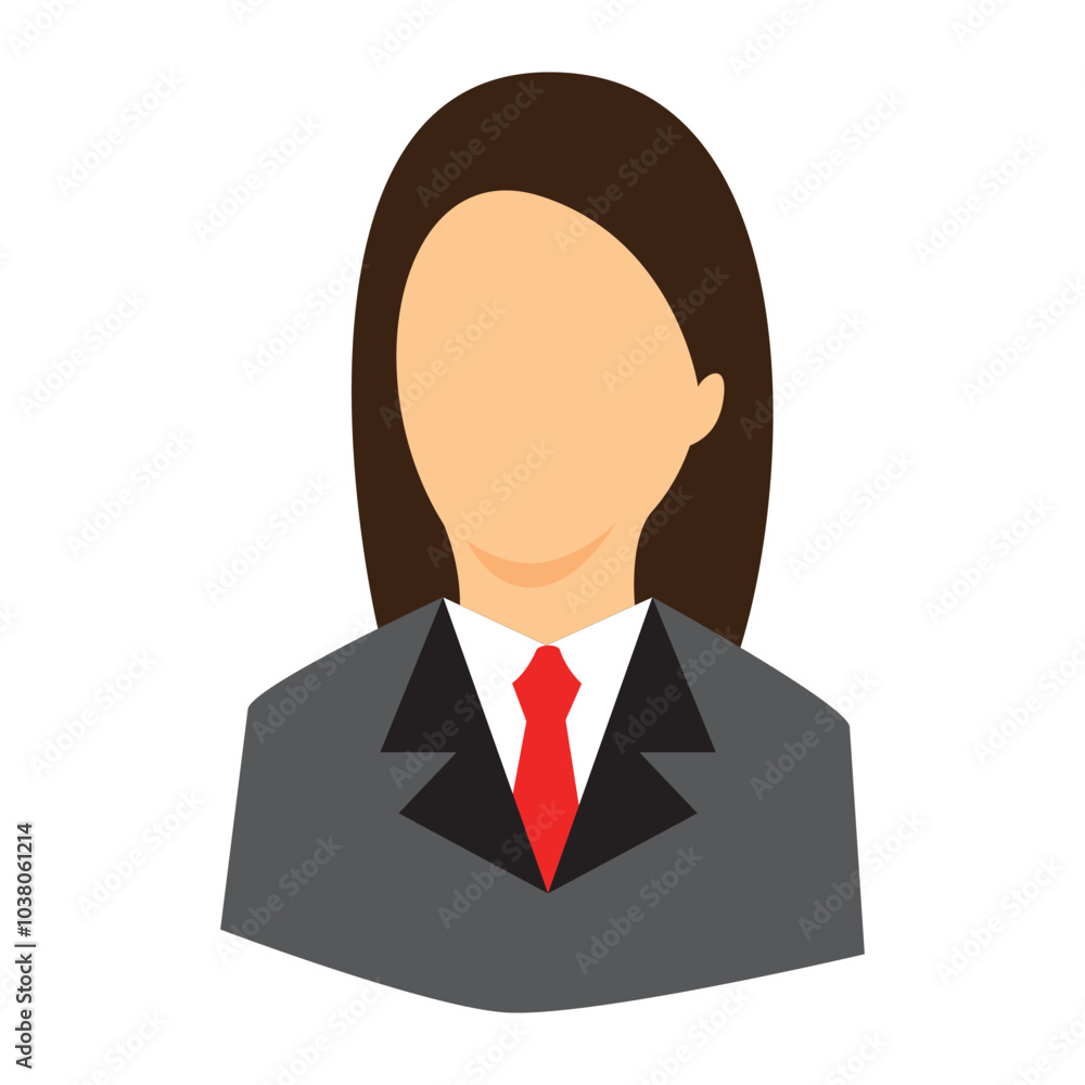 business woman icon vector illustration or symbol business woman icon vector illustration or symbol