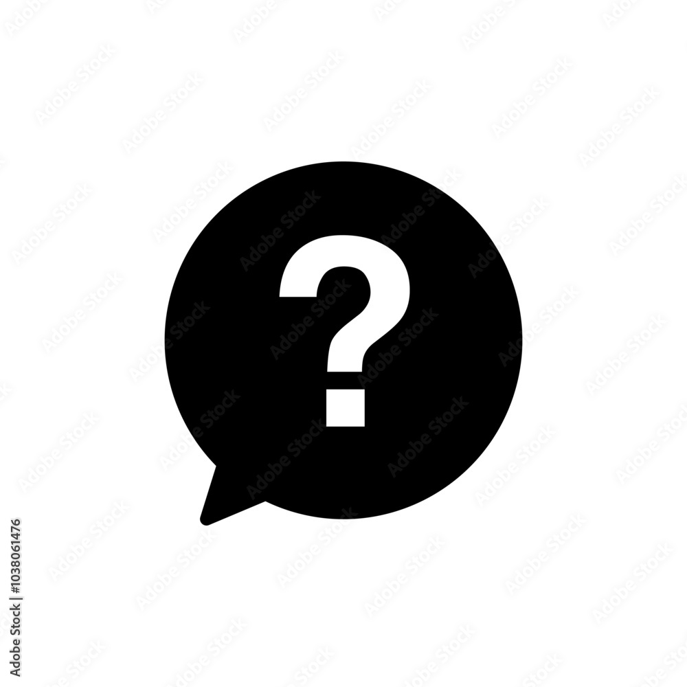 question mark speech bubble vector eps icon question mark speech bubble vector eps icon