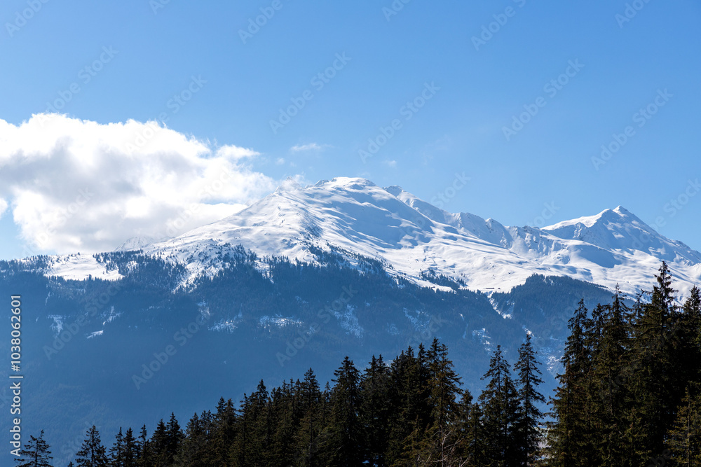 snow covered mountains snow covered mountains
