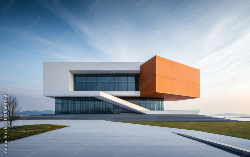 Minimalist modern art building space structure
Minimalist modern art building space structure