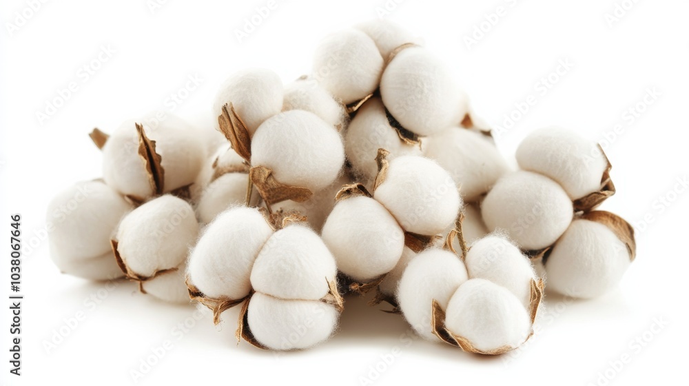 Cotton buds on the white background Cotton buds on the white background