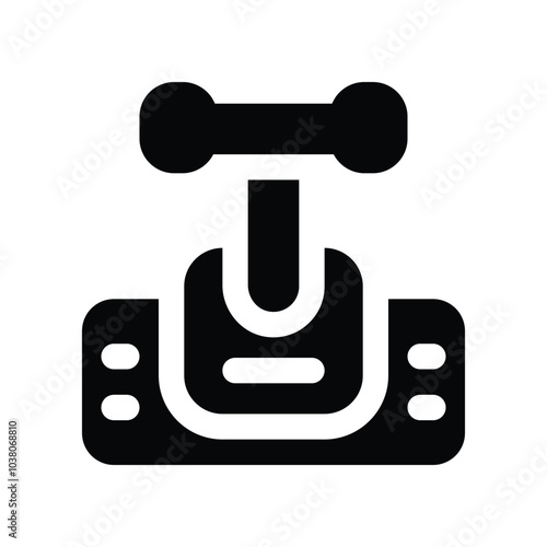 control level icon. vector glyph icon for your website, mobile, presentation, and logo design.