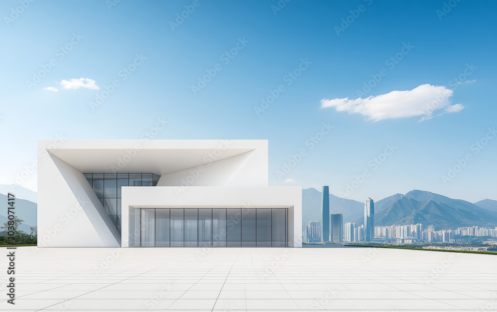 Minimalist modern art building space structure
Minimalist modern art building space structure