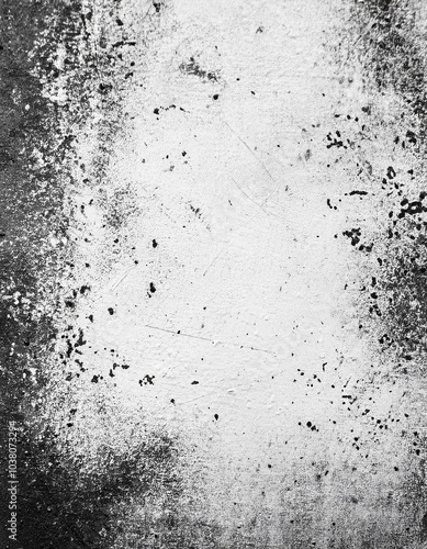 Wallpaper Mural Distressed Concrete: A Monochrome Symphony of Texture and Decay.  A visually striking study in black and white. Torontodigital.ca